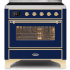 Ilve Majestic II Collection UMI09NS3MBG - 36 Inch Freestanding Induction Range