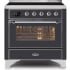 Ilve Majestic II Collection UMI09NS3MGC - 36 Inch Freestanding Induction Range