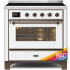 Ilve Majestic II Collection UMI09NS3RAB - 36 Inch Freestanding Induction Range in Front View