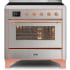 Ilve Majestic II Collection UMI09NS3SSP - 36 Inch Stainless Steel Freestanding Range