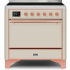 Ilve Majestic II Collection UMI09QNS3AWP - 36 Inch Freestanding Induction Range