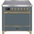 Ilve Majestic II Collection UMI09QNS3BGG - 36 Inch Freestanding Induction Range