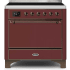 Ilve Majestic II Collection UMI09QNS3BUB - 36 Inch Freestanding Induction Range