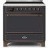 Ilve Majestic II Collection UMI09QNS3MGB - 36 Inch Freestanding Induction Range