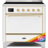 Ilve Majestic II Collection UMI09QNS3RAG - 36 Inch Freestanding Induction Range in Front View