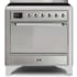 Ilve Majestic II Collection UMI09QNS3SSC - 36 Inch Freestanding Induction Range