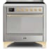 Ilve Majestic II Collection UMI09QNS3SSG - 36 Inch Freestanding Induction Range