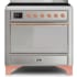 Ilve Majestic II Collection UMI09QNS3SSP - 36 Inch Freestanding Induction Range