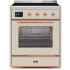 Ilve Majestic II Collection UMI30NE3AWP - 30 Inch Antique White Freestanding Induction Range