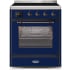 Ilve Majestic II Collection UMI30NE3MBB - 30 Inch Midnight Blue Freestanding Induction Range