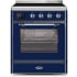 Ilve Majestic II Collection UMI30NE3MBC - 30 Inch Midnight Blue Freestanding Induction Range