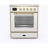 Ilve Majestic II Collection UMI30NE3RAG - 30 Inch Freestanding Induction Range in Front View