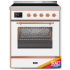 Ilve Majestic II Collection UMI30NE3RAP - 30 Inch Freestanding Induction Range in Front View