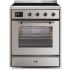 Ilve Majestic II Collection UMI30NE3SSB - 30 Inch Stainless Steel Freestanding Induction Range