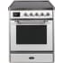 Ilve Majestic II Collection UMI30NE3WHC - 30 Inch White Freestanding Induction Range