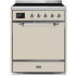 Ilve Majestic II Collection UMI30QNE3AWC - 30 Inch Freestanding Electric Induction Range in Front View