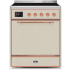 Ilve Majestic II Collection UMI30QNE3AWP - 30 Inch Freestanding Electric Induction Range in Front View