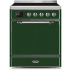Ilve Majestic II Collection UMI30QNE3EGC - 30 Inch Freestanding Electric Induction Range in Front View