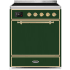 Ilve Majestic II Collection UMI30QNE3EGG - 30 Inch Freestanding Electric Induction Range in Front View