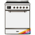 Ilve Majestic II Collection UMI30QNE3RAB - 30 Inch Freestanding Induction Range in Front View