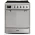 Ilve Majestic II Collection UMI30QNE3SSC - 30 Inch Freestanding Electric Induction Range in Front View