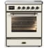 Ilve Majestic III Collection UMIB30NR3AWB - 30 Inch Induction Range with 4 Induction Elements
