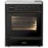Ilve Majestic III Collection UMIB30NR3BKB - 30 Inch Induction Range with 4 Induction Elements