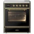 Ilve Majestic III Collection UMIB30NR3BKG - 30 Inch Induction Range with 4 Induction Elements