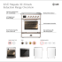 Ilve Majestic III Collection UMIB30NR3BKG - 30 Inch Induction Range with 4 Induction Elements