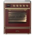 Ilve Majestic III Collection UMIB30NR3BUG - 30 Inch Induction Range with 4 Induction Elements