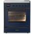 Ilve Majestic III Collection UMIB30NR3MBB - 30 Inch Induction Range with 4 Induction Elements