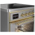 Ilve Majestic III Collection UMIB30NR3SSG - 30 Inch Induction Range with 4 Induction Elements