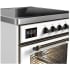 Ilve Majestic III Collection UMIB30NR3WHB - 30 Inch Induction Range with 4 Induction Elements