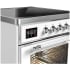 Ilve Majestic III Collection UMIB30NR3WHC - 30 Inch Induction Range with 4 Induction Elements
