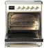 Ilve Majestic III Collection UMIB30NR3WHG - 30 Inch Induction Range with 4 Induction Elements