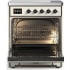 Ilve Majestic III Collection UMIB30QNR3AWB - 30 Inch Induction Range with 4 Induction Elements