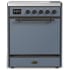Ilve Majestic III Collection UMIB30QNR3BGB - 30 Inch Induction Range with 4 Induction Elements