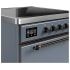 Ilve Majestic III Collection UMIB30QNR3BGB - 30 Inch Induction Range with 4 Induction Elements
