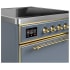 Ilve Majestic III Collection UMIB30QNR3BGG - 30 Inch Induction Range with 4 Induction Elements