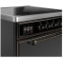 Ilve Majestic III Collection UMIB30QNR3BKB - 30 Inch Induction Range with 4 Induction Elements