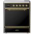 Ilve Majestic III Collection UMIB30QNR3BKG - 30 Inch Induction Range with 4 Induction Elements