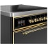 Ilve Majestic III Collection UMIB30QNR3BKG - 30 Inch Induction Range with 4 Induction Elements