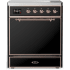 Ilve Majestic III Collection UMIB30QNR3BKP - 30 Inch Induction Range with 4 Induction Elements