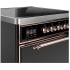 Ilve Majestic III Collection UMIB30QNR3BKP - 30 Inch Induction Range with 4 Induction Elements