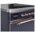 Ilve Majestic III Collection UMIB30QNR3MBP - 30 Inch Induction Range with 4 Induction Elements