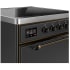 Ilve Majestic III Collection UMIB30QNR3MGB - 30 Inch Induction Range with 4 Induction Elements