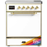 Ilve Majestic III Collection UMIB30QNR3RAG - 30 Inch Induction Range with 4 Induction Elements