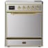 Ilve Majestic III Collection UMIB30QNR3SSG - 30 Inch Induction Range with 4 Induction Elements