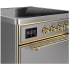 Ilve Majestic III Collection UMIB30QNR3SSG - 30 Inch Induction Range with 4 Induction Elements