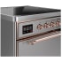 Ilve Majestic III Collection UMIB30QNR3SSP - 30 Inch Induction Range with 4 Induction Elements